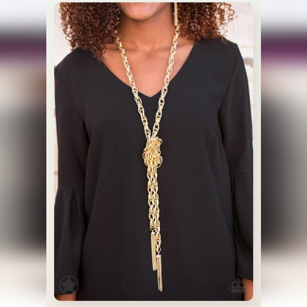 SCARfed for Attention Gold Necklace - Picture 9 of 9